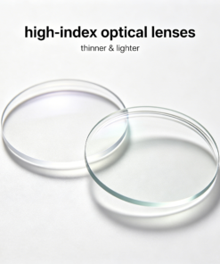 Alternative view of 1.67 high-index optical lenses