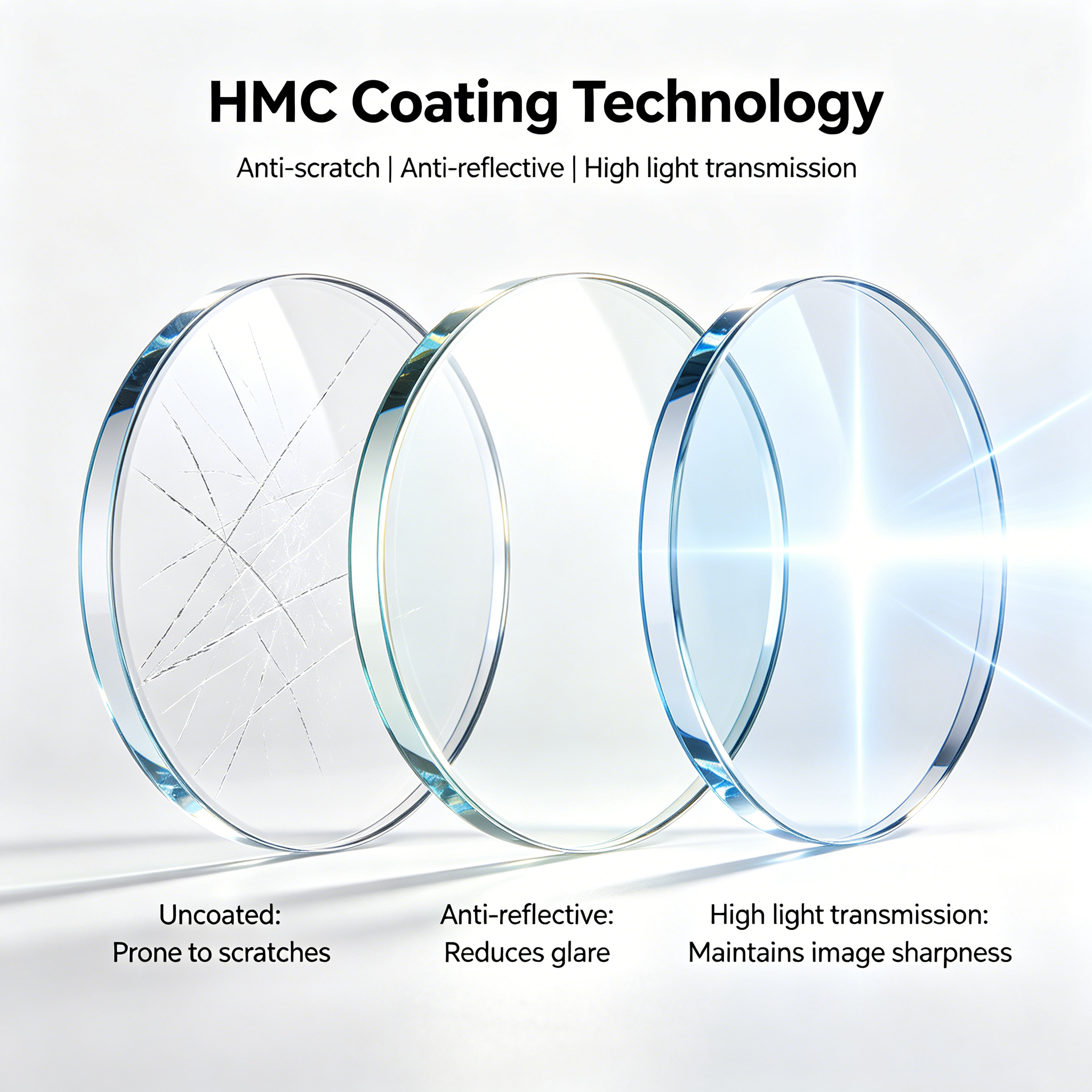 1.60 Index Aspheric Resin Eyeglass Lenses - Image 4